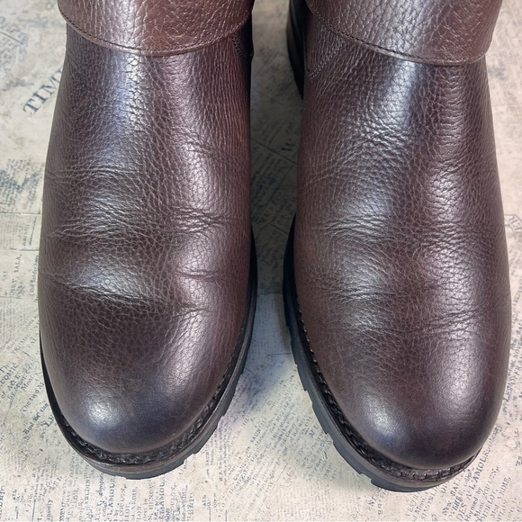 Frye Women's Veronica Shearling & Leather Booties made in Mexico - Picture 4 of 16